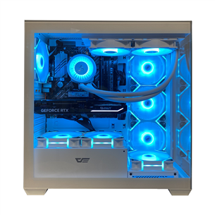 Intop Gaming R7 Aqua, Ryzen 7, 32 GB, 2 TB, RTX 4070, white - Desktop PC