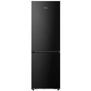 Hisense, NoFrost, 330 L, height 186 cm, black - Refrigerator RB5K330GSFC