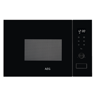 AEG 6000 Series, 20 L, 1270 W, black - Microwave oven with grill MSB2057DB