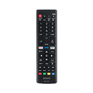 Savio RC-05, LG TV, черный - Запасной пульт для телевизора TVPUSARC05