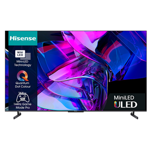 Hisense U7KQ, 75'', Ultra HD, Mini LED, black - TV 75U7KQ