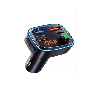 Kenner FT-627, Bluetooth, USB-C, USB QC 3.0, black - FM Transmitter