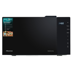 Hisense, 23 L, 800 W, black - Microwave oven H23MOBS5HG4