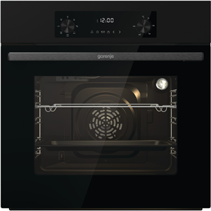 Gorenje, 61 л, черный - Интегрируемый духовой шкаф BO6635E01B