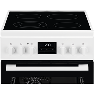 Electrolux 500 SurroundCook, 57 л, 50 см, белый - Керамическая плита