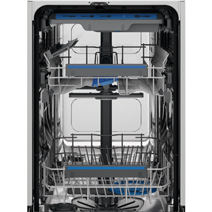 Electrolux 600 Slim, 10 place settings, stainless steel - Free standing dishwasher