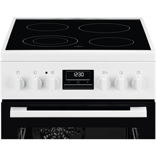 Electrolux 600 Series, 58 л, ширина 50 см, белый - Керамическая плита