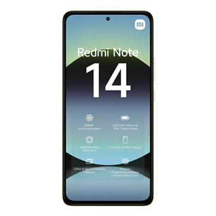 Xiaomi Redmi Note 14, 8 ГБ, 256 ГБ, светло-зеленый - Смартфон