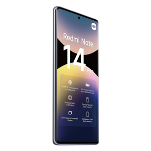 Xiaomi Redmi Note 14 Pro, 8 ГБ, 256 ГБ, сиреневый - Смартфон