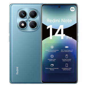 Xiaomi Redmi Note 14 Pro, 8 GB, 256 GB, ocean blue - Smartphone 61389