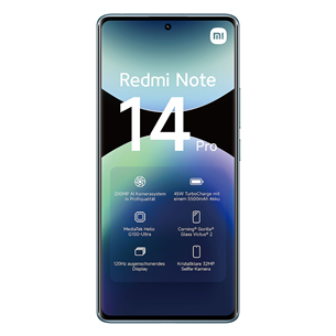 Xiaomi Redmi Note 14 Pro, 8 GB, 256 GB, sinine - Nutitelefon