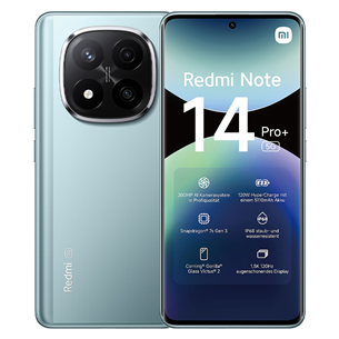 Xiaomi Redmi Note 14 Pro+ 5G, helesinine - Nutitelefon 60761