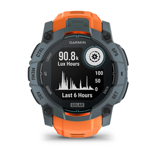 Garmin Instinct 3 Solar, 50 мм, оранжевый - Спортивные часы