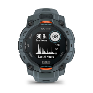 Garmin Instinct 3 Solar, 45 мм, серый - Спортивные часы