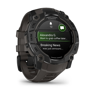 Garmin Instinct 3 AMOLED, 50 mm, must - Spordikell