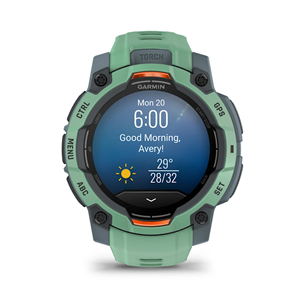 Garmin Instinct 3 AMOLED, 45 мм, зеленый - Спортивные часы 010-02936-01