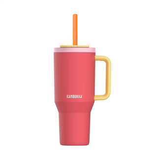 Kambukka Rio Tumbler, 950 ml, Pink Papaya, red/yellow - Thermo mug