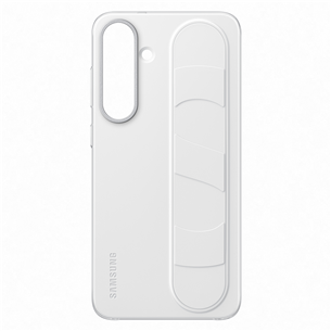 Samsung Standing Grip Case, Galaxy S25+, valge - Ümbris