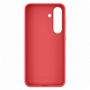 Samsung Silicone Case, Galaxy S25, красный - Чехол