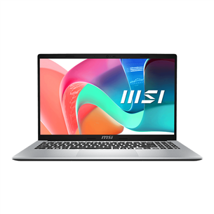 MSI Modern 15 F13M, 15,6'', i7, 16 ГБ, 512 ГБ, серебристый - Ноутбук MODERN15-F13MG-017NL