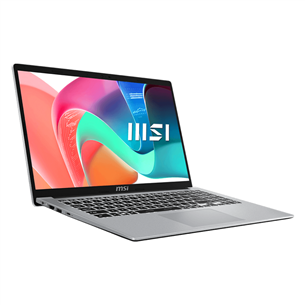 MSI Modern 15 F13M, 15,6'', i7, 16 GB, 512 GB, hõbe - Sülearvuti