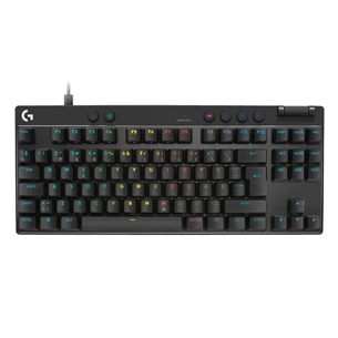 Logitech Pro X TKL Rapid, SWE, must - Klaviatuur 920-013231