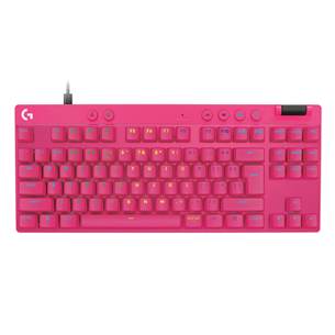 Logitech Pro X TKL Rapid, US, розовый - Клавиатура