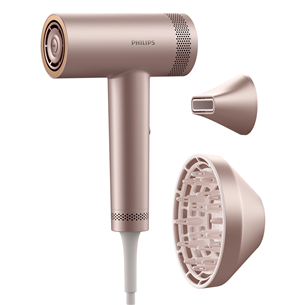 Philips Hair Dryer 8000 Series, 1400 Вт, розовое золото - Фен