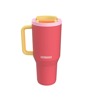 Kambukka Rio Tumbler, 950 ml, Pink Papaya, red/yellow - Thermo mug