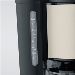 Severin, 1000 W, 1.25 L, beige - Filter coffee machine