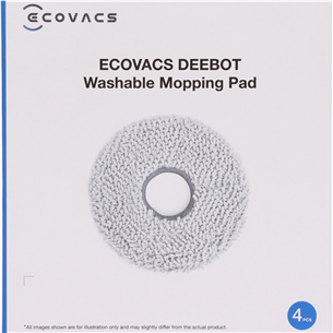 Ecovacs Deebot X5, 4 pcs - Washable Mopping Pads DCC040047