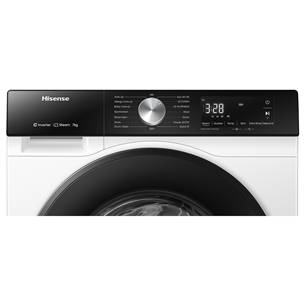 Hisense, 7 kg, sügavus 43.5 cm, 1200 p/min - Eestlaetav pesumasin