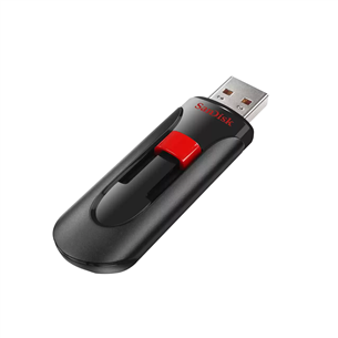 SanDisk Cruzer Glide, 128 ГБ, черный - Флеш-накопитель