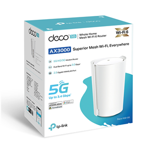 TP-Link Deco X50-5G, valge - Wi-Fi ruuter