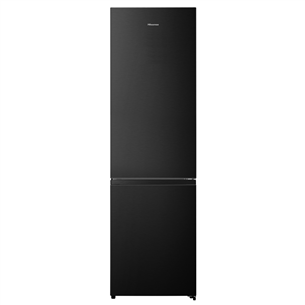 Hisense, NoFrost, 336 L, height 202 cm, black - Refrigerator RB440N4AFA