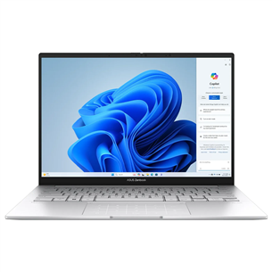 Asus Zenbook 14 OLED, 14'', OLED, Ultra 5, 16 GB, 512 GB, ENG, hõbe - Sülearvuti UX3405CA-QL219W