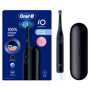 Braun Oral-B iO2, vutlar, must - Elektriline hambahari IO2NIGHTBLACKT