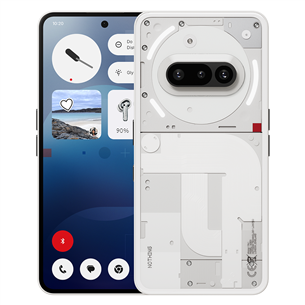 Nothing Phone (3a), 12 ГБ, 256 ГБ, белый - Смартфон A10400146