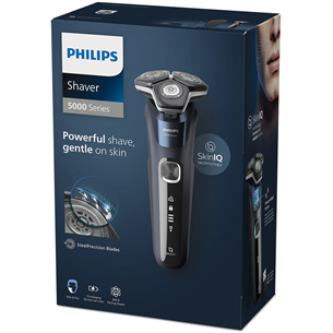 Philips Shaver Series 5000 Wet & Dry, must/sinine - Pardel