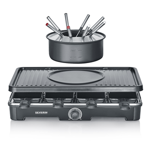 Severin, 1400 W, must - Raclette grill ja Fondüü