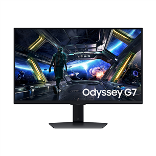 Samsung Odyssey G7, 27'', 4K UHD, 144 Hz, must - Monitor LS27DG702EUXDU