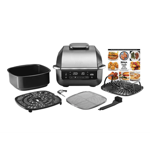 Ninja 5-in-1, 1760 W, black/silver - Grill & Air Fryer