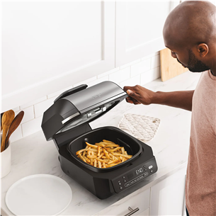 Ninja 5-in-1, 1760 W, black/silver - Grill & Air Fryer