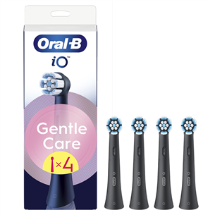 Braun Oral-B iO Gentle Care, 4 tk, must - Lisaharjad