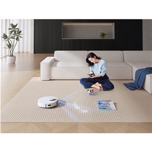 Ecovacs Deebot T30S Combo, wet & dry, white - Robot vacuum cleaner + handheld vacuum cleaner