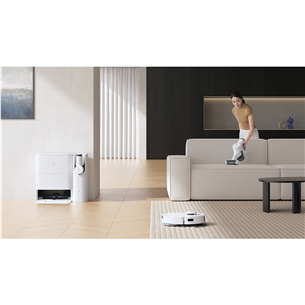 Ecovacs Deebot T30S Combo, märg- ja kuivpuhastus, valge - Robottolmuimeja + käsitolmuimeja