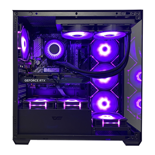 Intop Gaming R7 Aqua, Ryzen 7, 64 GB, 2 TB, RTX 5080, black - Desktop PC