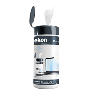 EKON Screen Cleaning Wipes, 100 штю - Влажные салфетки для очистки экрана ECCLEAN100WIPES