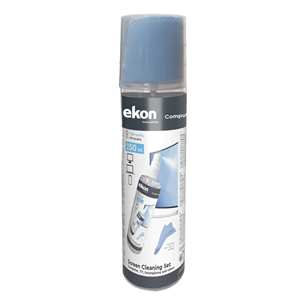 EKON Screen Cleaning Set, 250 ml - Ekraanipuhastusvahend