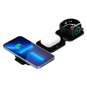 Canyon WS-305 3-in-1, black - Wireless charger